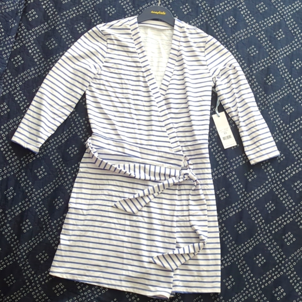 Southern Tide wrap romper (performance material)